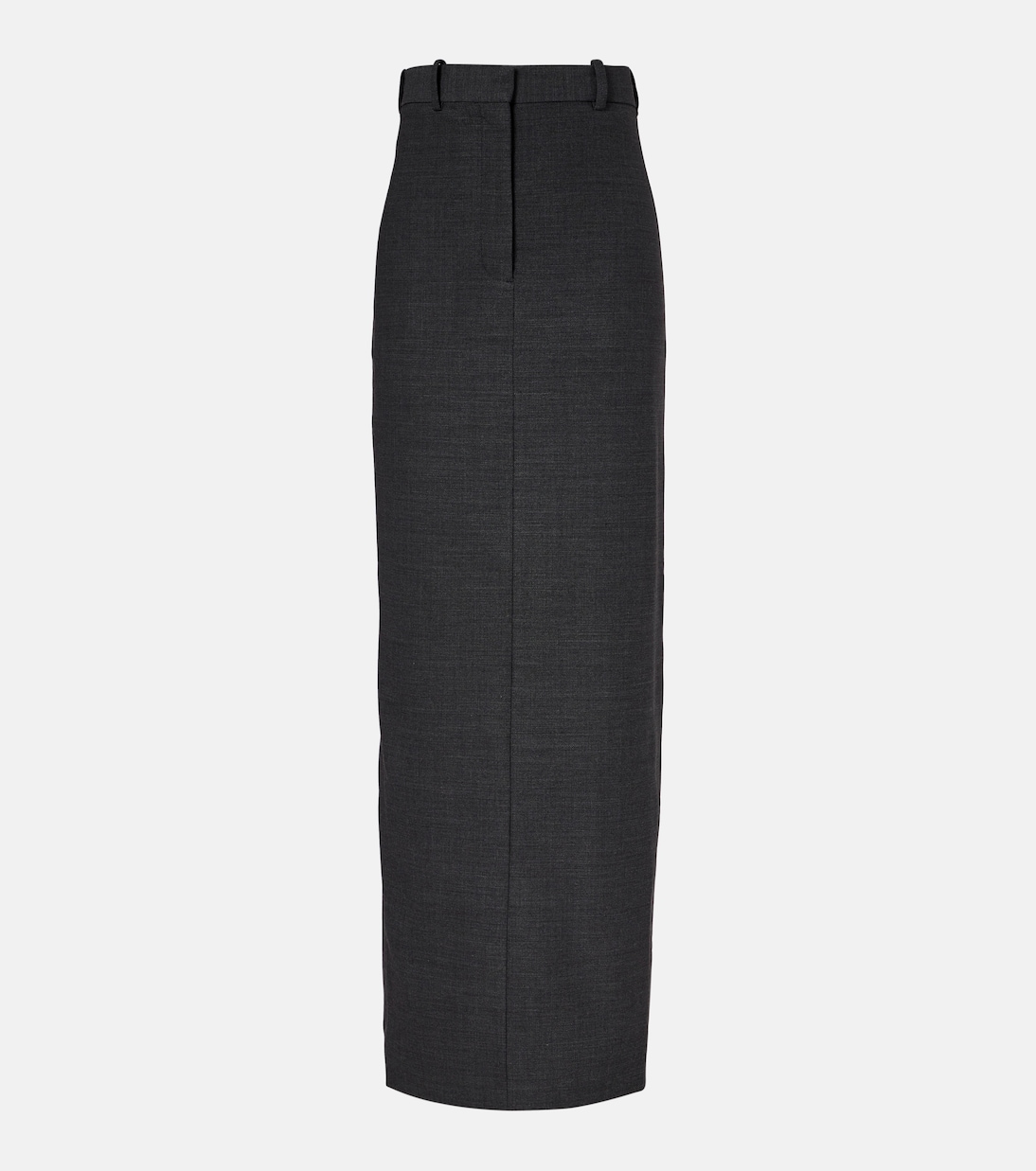 Юбка макси из смесовой шерсти с высокой талией Acne Studios, Dark Grey Melange 
Юбка макси из смесовой шерсти с высокой талией Acne Studios, Dark Grey Melange