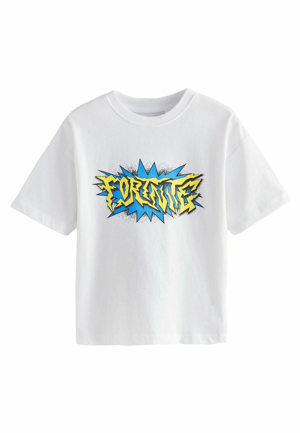 Футболка с принтом REGULAR FIT FORTNITE SHORT SLEEVED Next, белый 
Футболка с принтом REGULAR FIT FORTNITE SHORT SLEEVED Next, белый