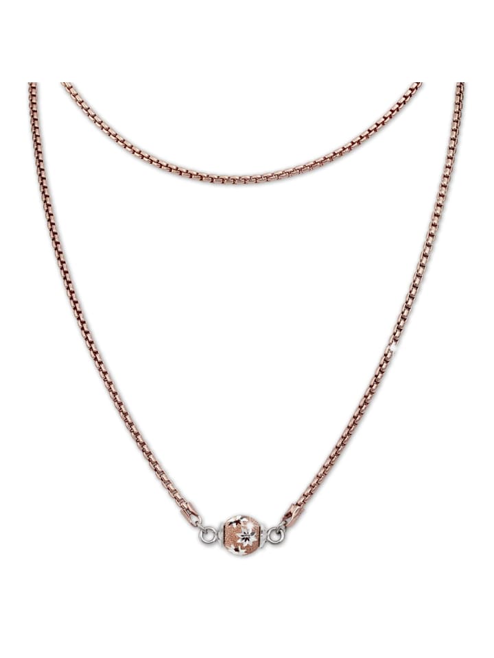 SilberDream Колье из серебра 925 пробы с золотым покрытием (333 проба розового золота), приблизительно 45 см
SilberDream Колье из серебра 925 пробы с золотым покрытием (333 проба розового золота), приблизительно 45 см