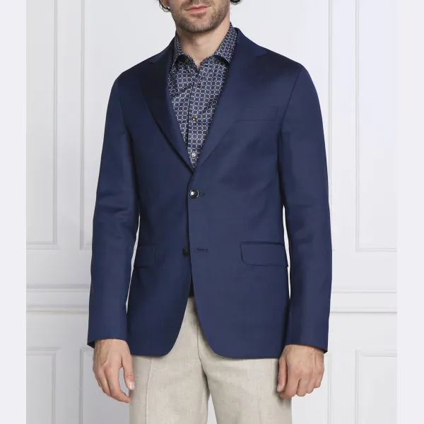 Элегантный шерстяной пиджак Ego классического кроя Oscar Jacobson, синий
Элегантный шерстяной пиджак Ego классического кроя Oscar Jacobson, синий