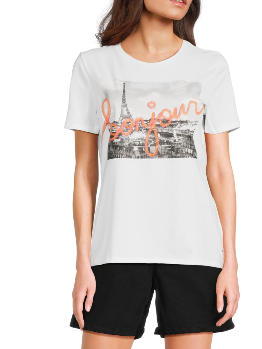 Футболка с принтом Paris Bonjour Karl Lagerfeld Paris, белый
Футболка с принтом Paris Bonjour Karl Lagerfeld Paris, белый