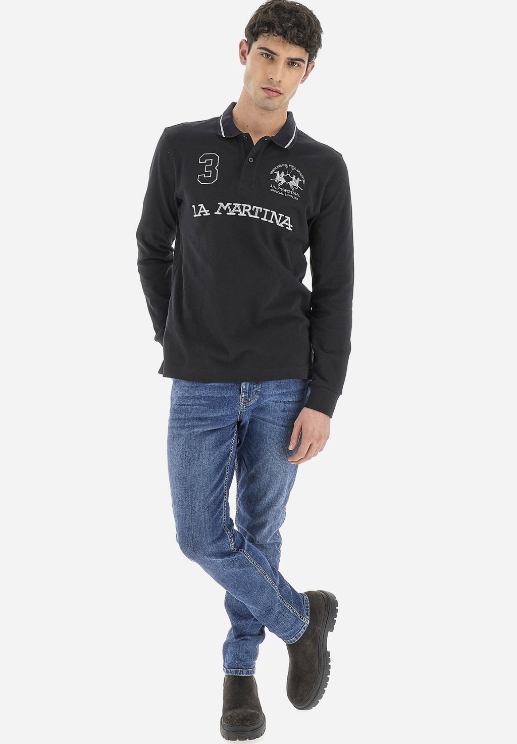 Рубашка поло LONG-SLEEVED POLO SHIRT La Martina, черный
Рубашка поло LONG-SLEEVED POLO SHIRT La Martina, черный