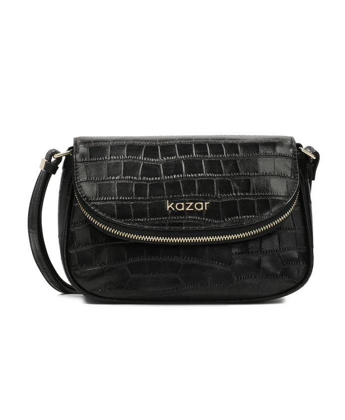 Поясная сумка с карманом на клапане Kazar, черный
Поясная сумка с карманом на клапане Kazar, черный