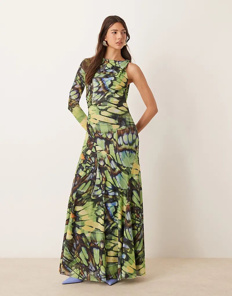 Платье макси с одним рукавом и принтом бабочек Forever New
Платье макси с одним рукавом и принтом бабочек Forever New