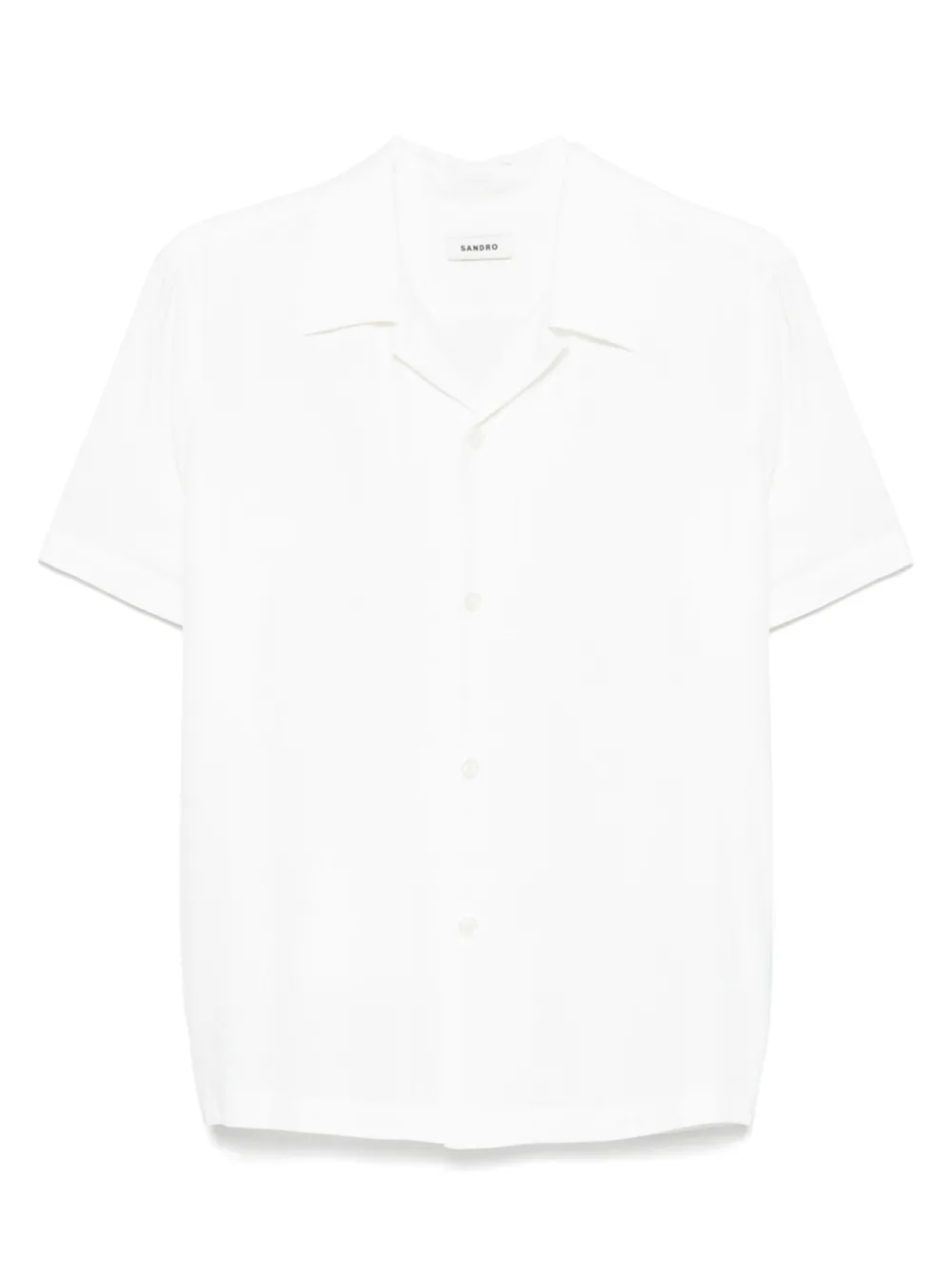 Рубашка с короткими рукавами SANDRO, белый 
Рубашка с короткими рукавами SANDRO, белый