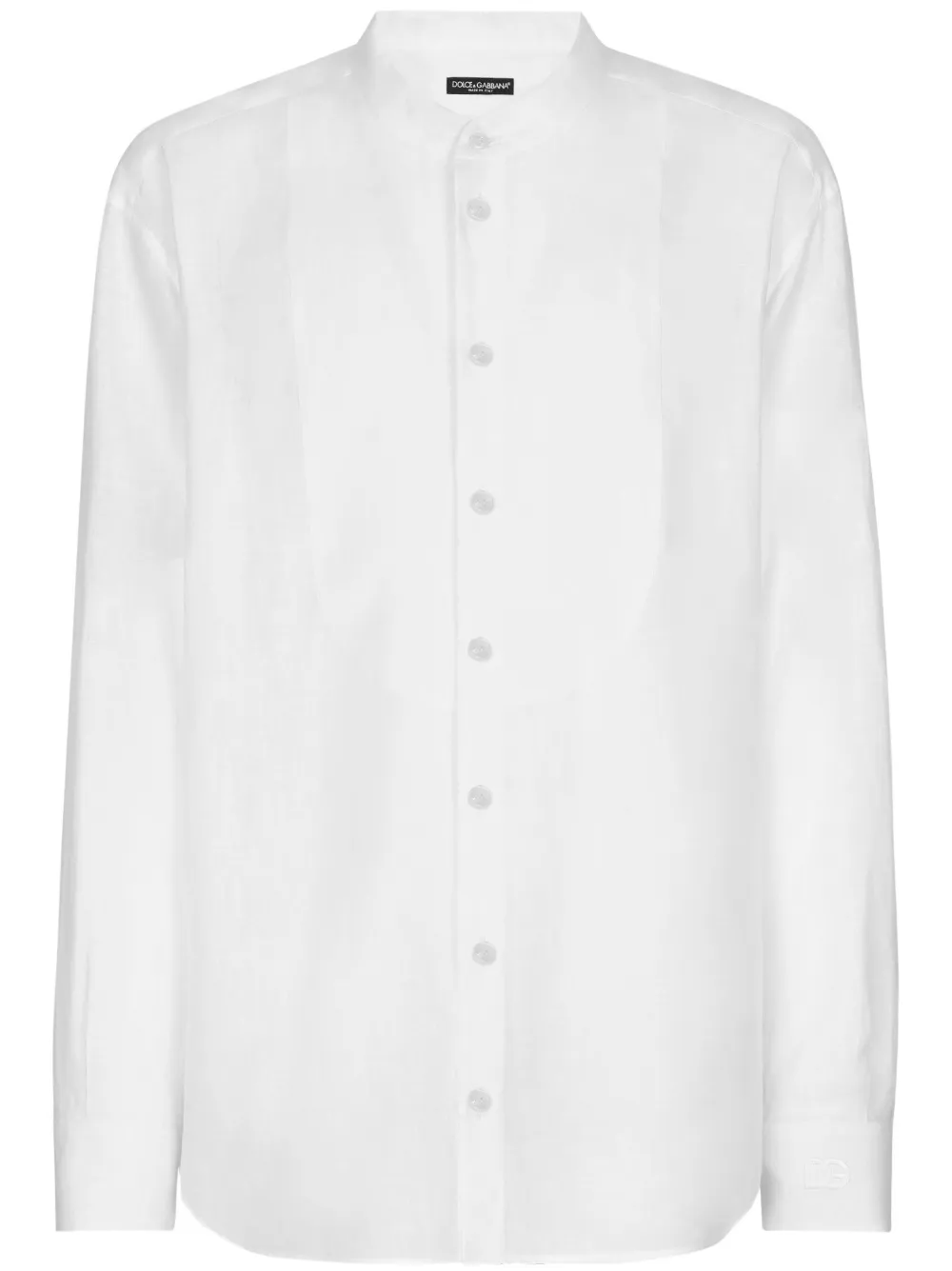 Льняная рубашка на пуговицах DOLCE & GABBANA, белый
Льняная рубашка на пуговицах DOLCE & GABBANA, белый