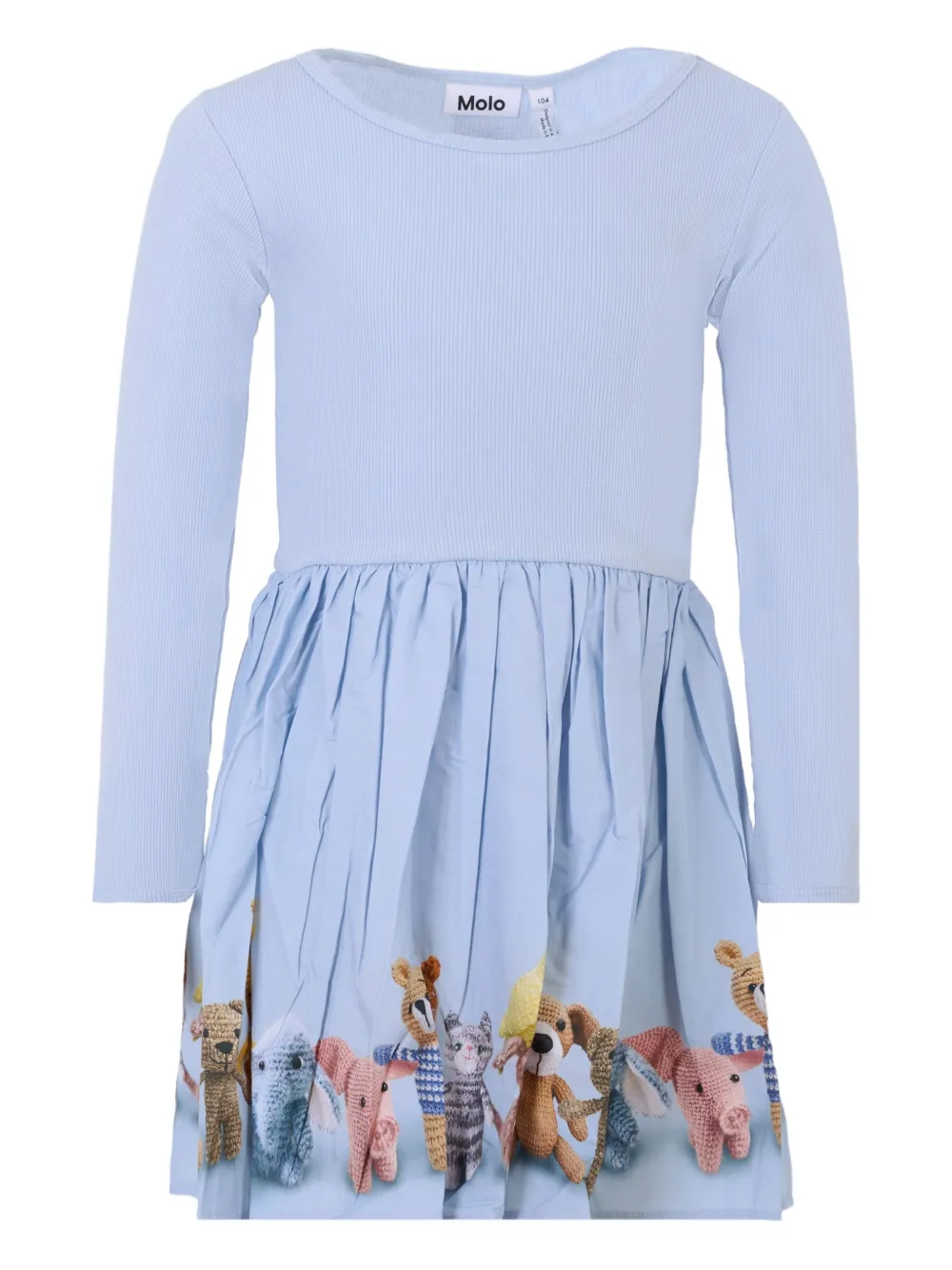 Платье с длинными рукавами и принтом игрушек Molo, синий
Платье с длинными рукавами и принтом игрушек Molo, синий