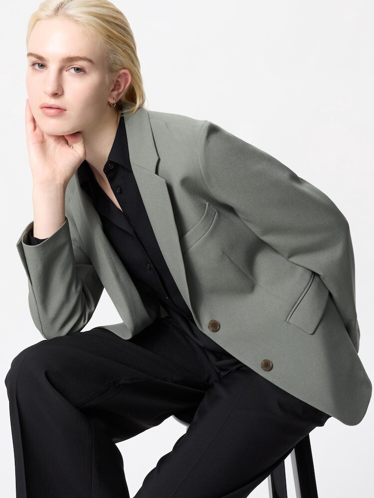Пиджак Uniqlo, оливковый
Пиджак Uniqlo, оливковый