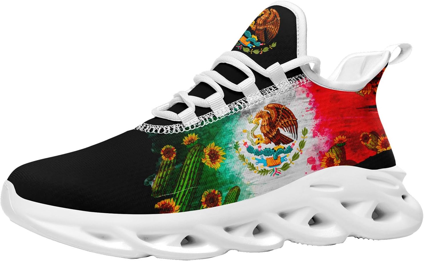 Мужские кроссовки с мексиканским флагом, женские легкие кроссовки для фестивалей, подарок из Мексики, унисекс, беговые, спортивные, бейсбольные обувь Awsole, белый/черный/красный/коричневый
Мужские кроссовки с мексиканским флагом, женские легкие кроссовки для фестивалей, подарок из Мексики, унисекс, беговые, спортивные, бейсбольные обувь Awsole, белый/черный/красный/коричневый