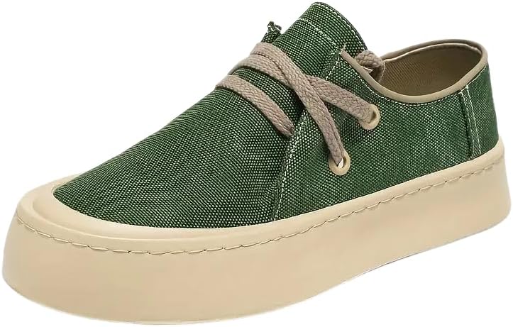 Мужские повседневные кроссовки в британском стиле- оливково-зеленые и бежевые, без шнурков, с мягкой стелькой и нескользящей резиновой подошвой Clolinde
Мужские повседневные кроссовки в британском стиле- оливково-зеленые и бежевые, без шнурков, с мягкой стелькой и нескользящей резиновой подошвой Clolinde
