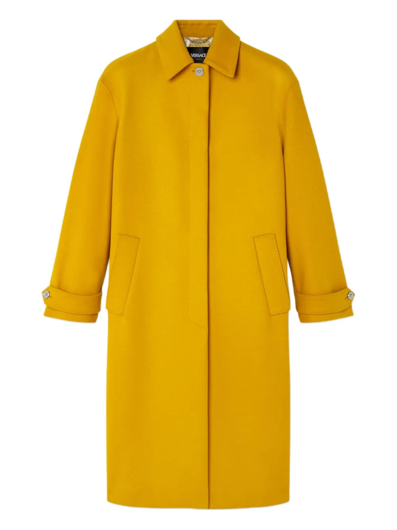 Versace пальто с декором Medusa, желтый
Versace пальто с декором Medusa, желтый