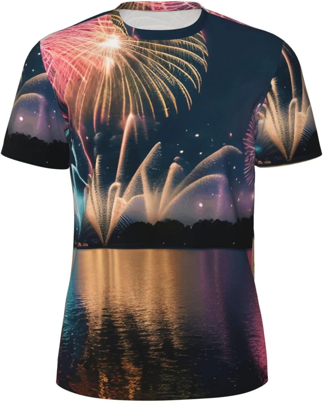 Футболка мужская YANYU с принтом Fireworks, легкая, для спортзала и повседневной носки
Футболка мужская YANYU с принтом Fireworks, легкая, для спортзала и повседневной носки