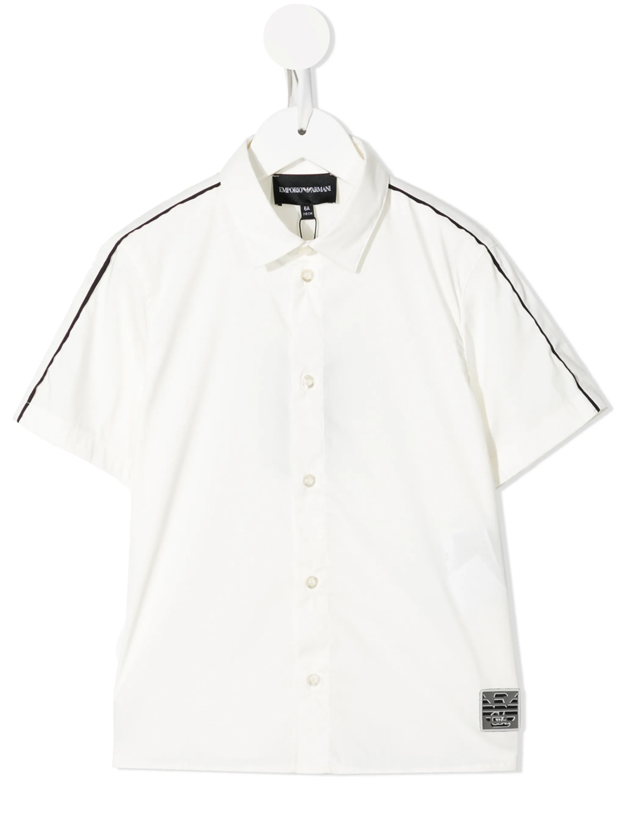 Рубашка с кантом Emporio Armani Kids, белый
Рубашка с кантом Emporio Armani Kids, белый