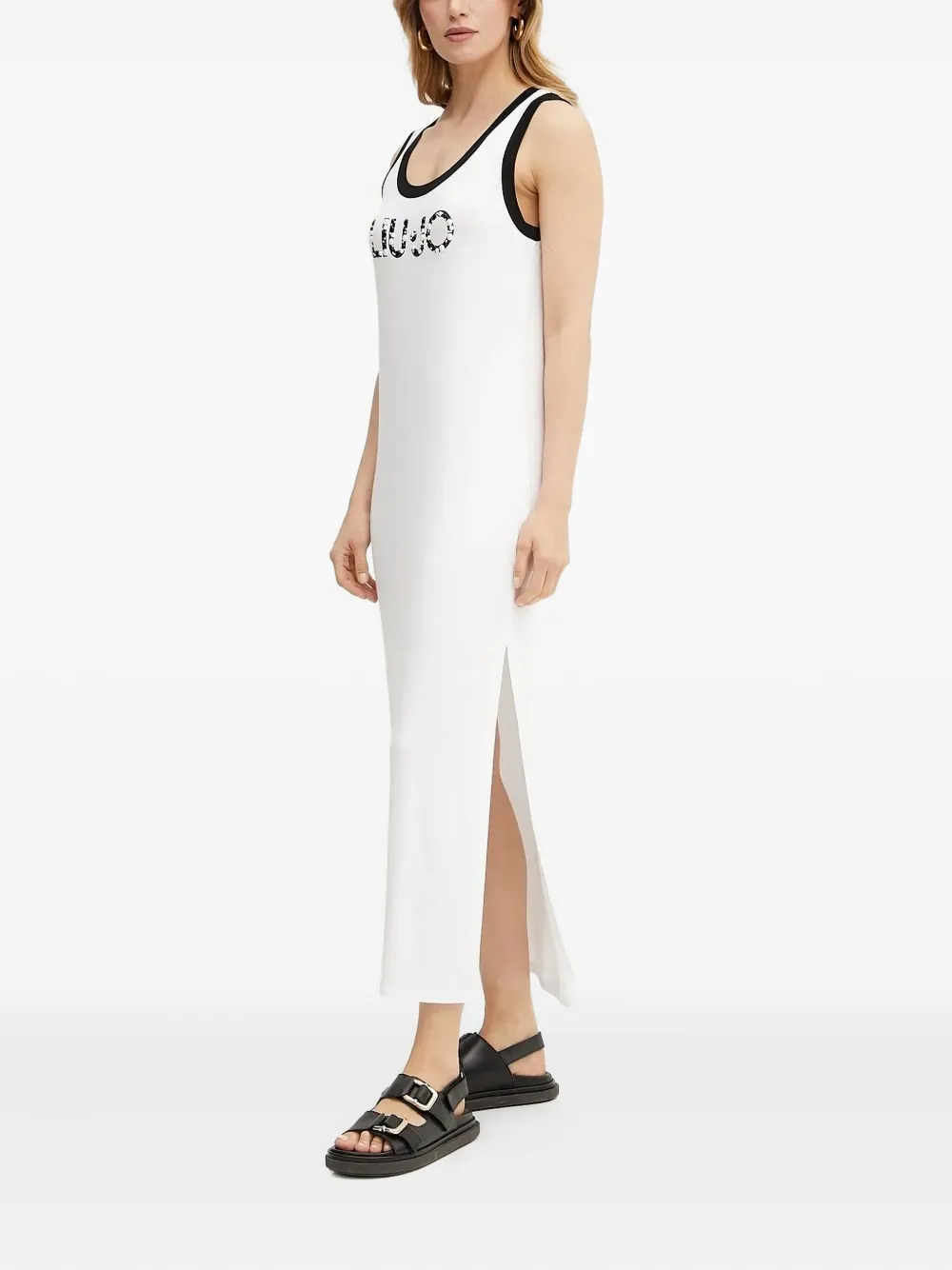 Платье миди с декоративным жемчугом Liu Jo, белый
Платье миди с декоративным жемчугом Liu Jo, белый