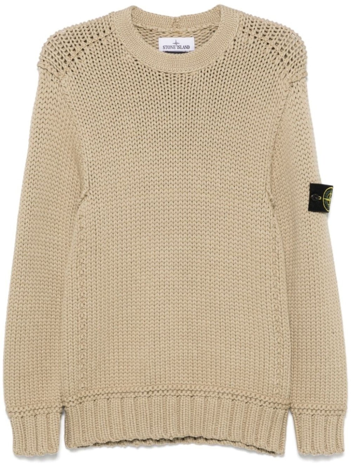 Свитер с декоративной строчкой Stone Island, коричневый
Свитер с декоративной строчкой Stone Island, коричневый