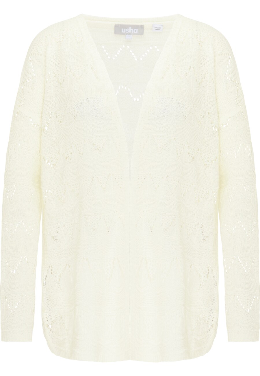 Вязаный кардиган Usha, белый
Вязаный кардиган Usha, белый