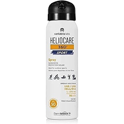 360 Спорт Спрей Spf50 100мл, Heliocare
360 Спорт Спрей Spf50 100мл, Heliocare