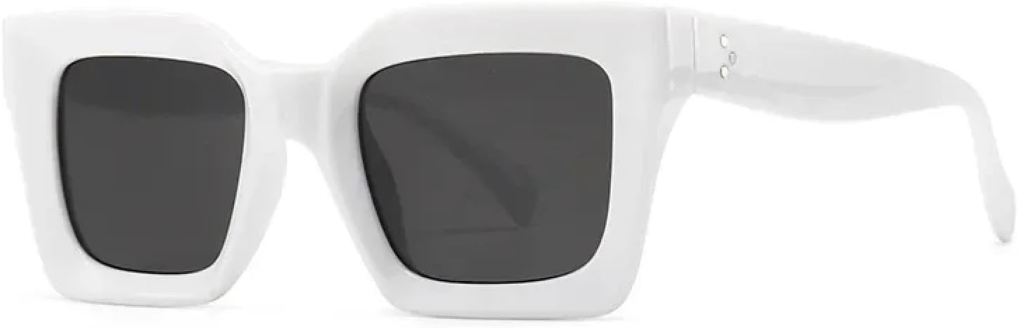 Модные солнцезащитные очки для женщин и мужчин, винтажные солнцезащитные очки для женщин, уникальные очки с плоской верхней частью, защита от УФ-излучения UV400 TKKTLLT, White Grey
Модные солнцезащитные очки для женщин и мужчин, винтажные солнцезащитные очки для женщин, уникальные очки с плоской верхней частью, защита от УФ-излучения UV400 TKKTLLT, White Grey