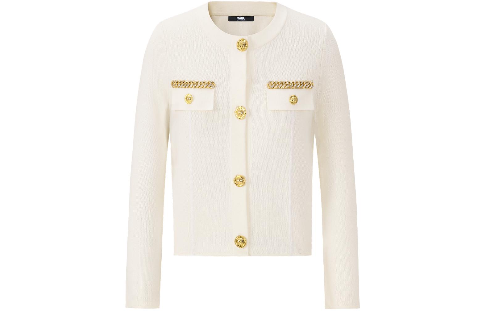 KARL LAGERFELD / Karl Lagerfeld Jeans Карл Лагерфельд Вязаный свитер женский белый
KARL LAGERFELD / Karl Lagerfeld Jeans Карл Лагерфельд Вязаный свитер женский белый