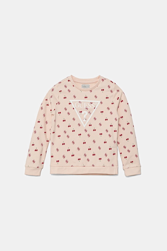 Детская хлопковая толстовка Guess, оранжевый
Детская хлопковая толстовка Guess, оранжевый