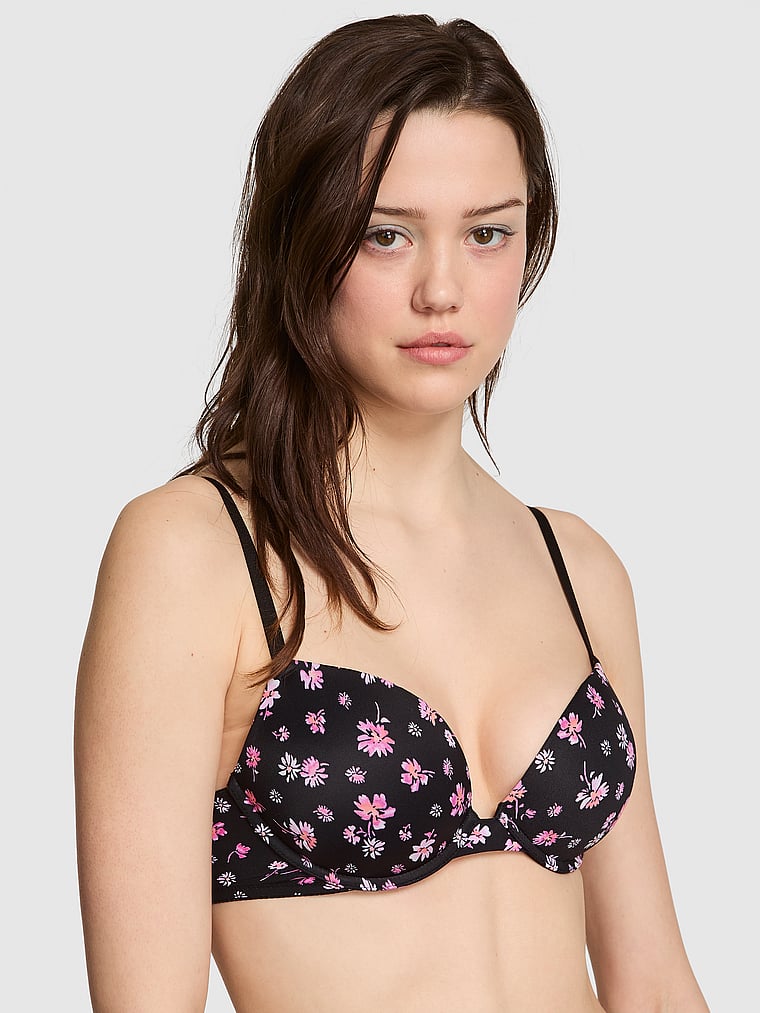 Носите везде супер пуш-ап бюстгальтер Pink Wear Everywhere, smooth black ground floral print
Носите везде супер пуш-ап бюстгальтер Pink Wear Everywhere, smooth black ground floral print