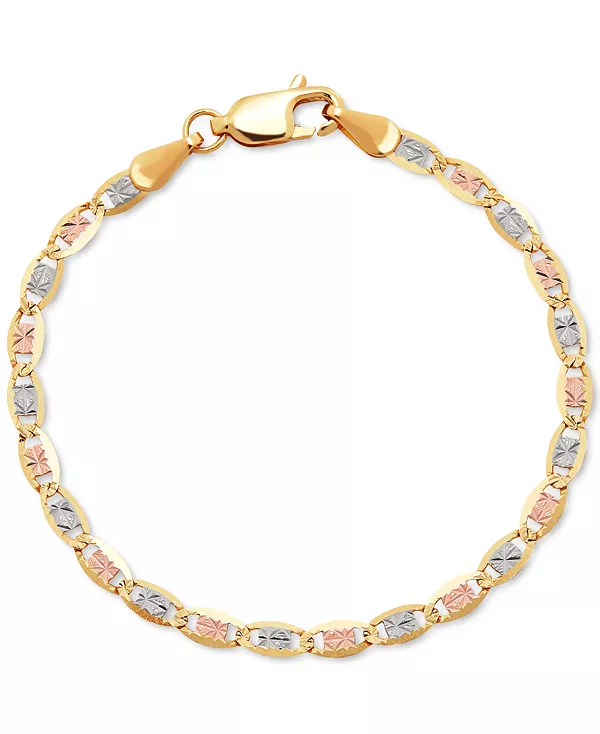 Детский браслет со звездами «Валентино» из 14-каратного золота Macy'S, tri-color
Детский браслет со звездами «Валентино» из 14-каратного золота Macy'S, tri-color