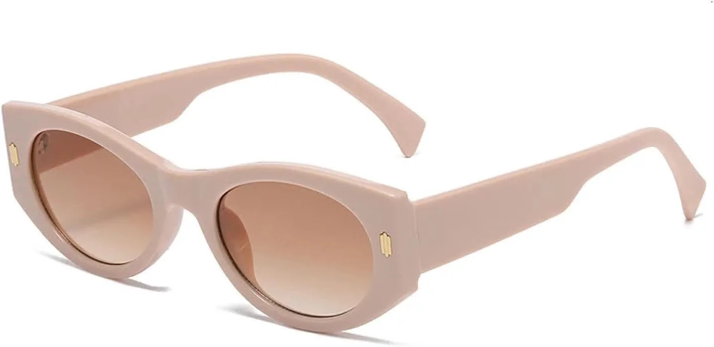 Модные солнцезащитные очки «кошачий глаз» для женщин, роскошные солнцезащитные очки в стиле ретро с заклепками, для мужчин, градиентные, UV400 HHZZYVY, Beige Pink Tea
Модные солнцезащитные очки «кошачий глаз» для женщин, роскошные солнцезащитные очки в стиле ретро с заклепками, для мужчин, градиентные, UV400 HHZZYVY, Beige Pink Tea