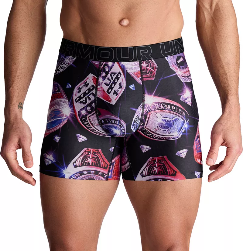 Мужские боксеры Under Armour Performance Tech Mesh 6 дюймов с графическим рисунком, цвет Assorted
Мужские боксеры Under Armour Performance Tech Mesh 6 дюймов с графическим рисунком, цвет Assorted