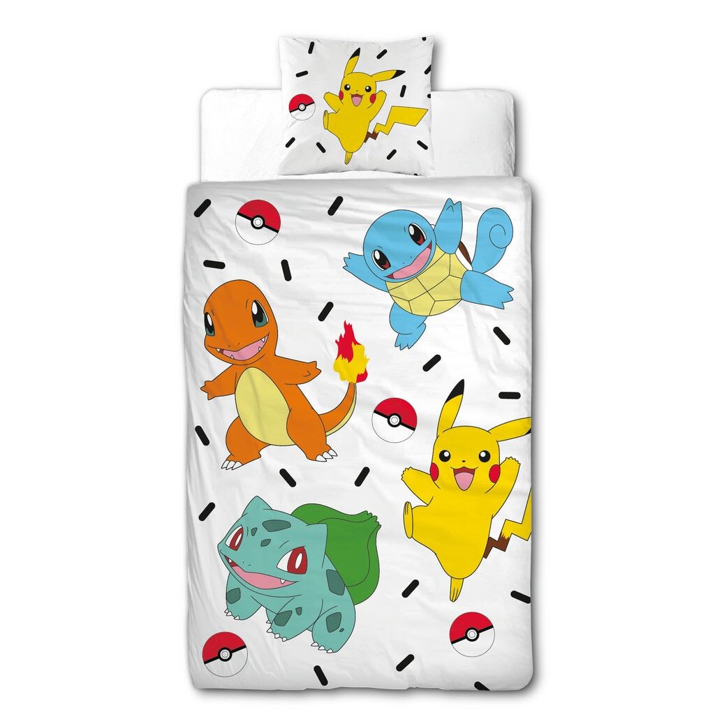 Постельное белье Pokémon Pikachu & Friends 80х80 + 135х200 см - 100% хлопок Character World
Постельное белье Pokémon Pikachu & Friends 80х80 + 135х200 см - 100% хлопок Character World