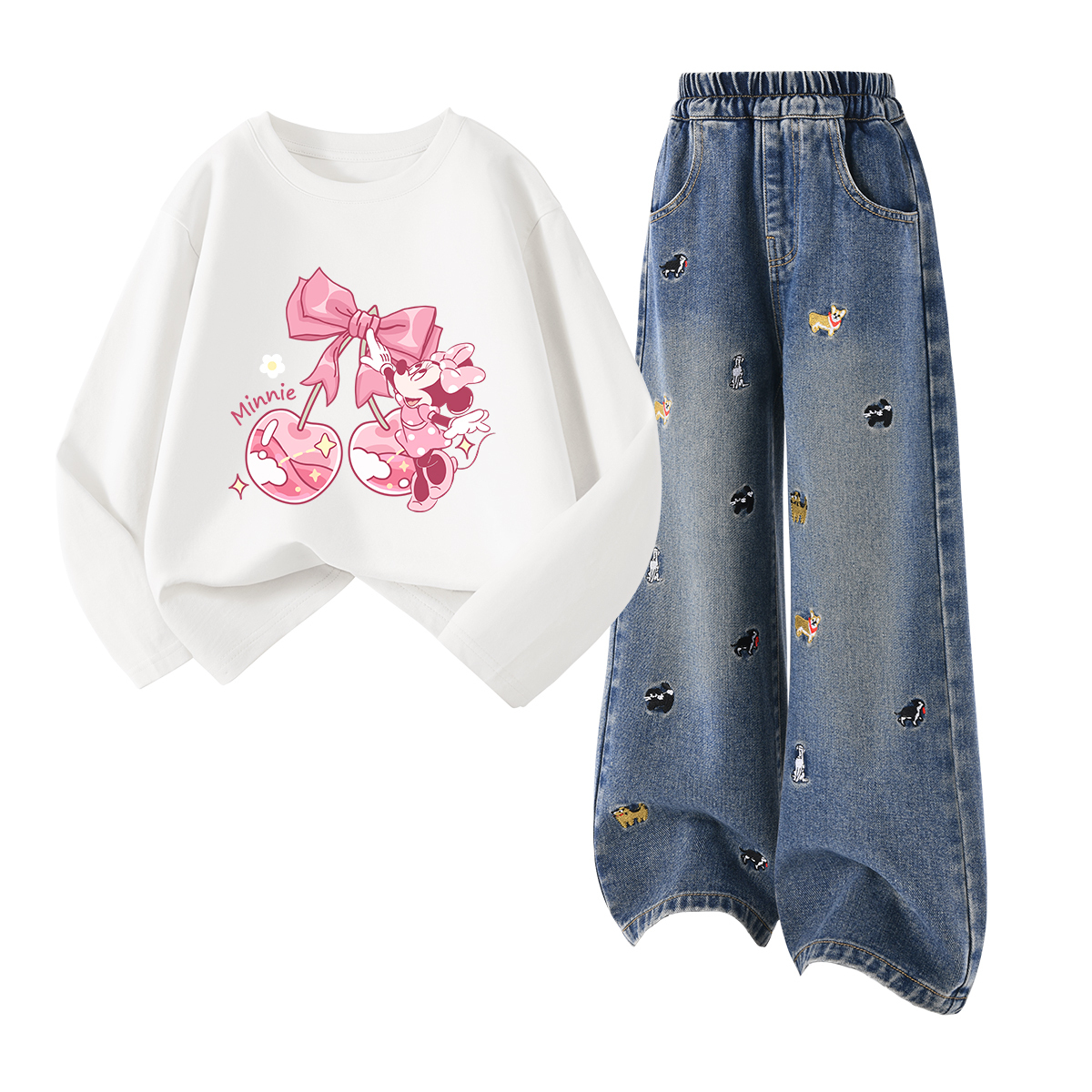 Детская повседневная спортивная одежда Disney, Di Cherry White+Solid Color Denim Blue
Детская повседневная спортивная одежда Disney, Di Cherry White+Solid Color Denim Blue