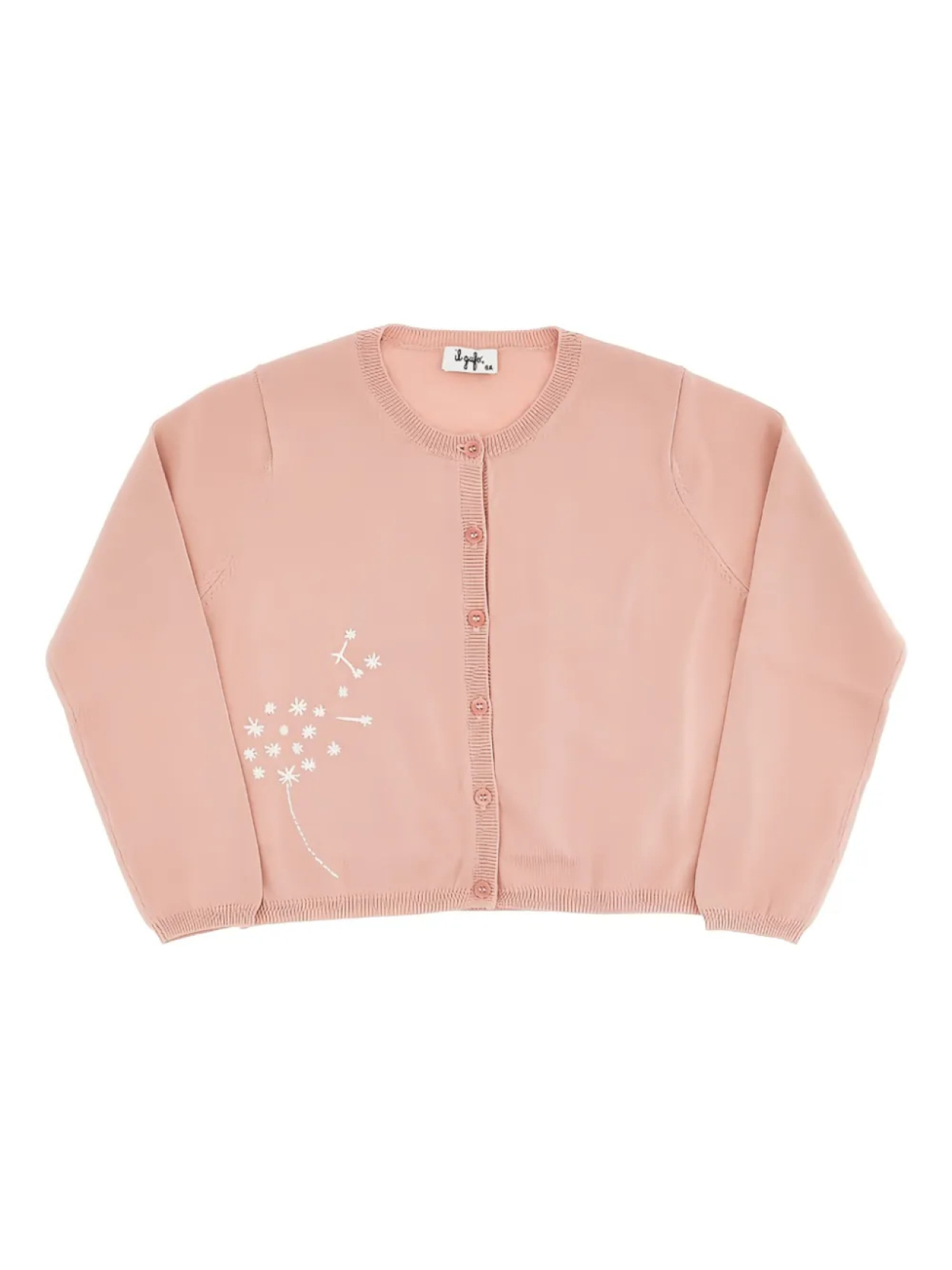 Вышитый кардиган Il Gufo, розовый
Вышитый кардиган Il Gufo, розовый