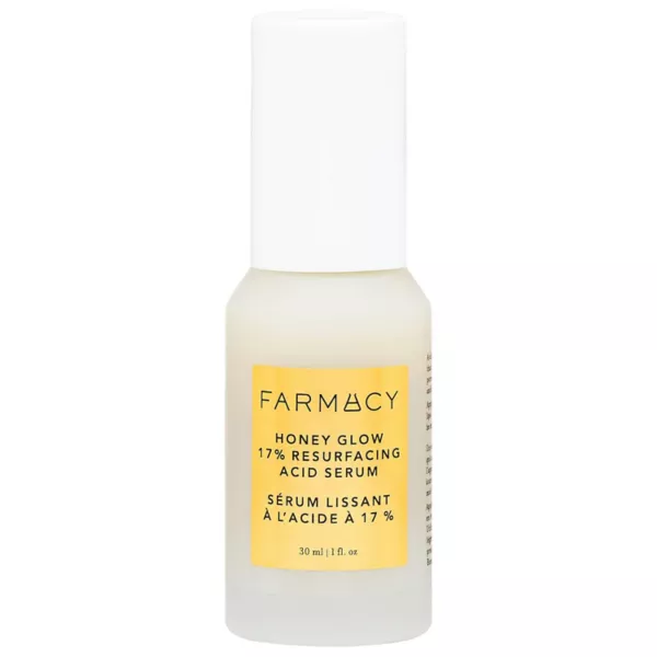 Honey Glow 17% сыворотка с альфа-гидроксикислотами и бета-гидроксикислотами для обновления кожи Farmacy
Honey Glow 17% сыворотка с альфа-гидроксикислотами и бета-гидроксикислотами для обновления кожи Farmacy