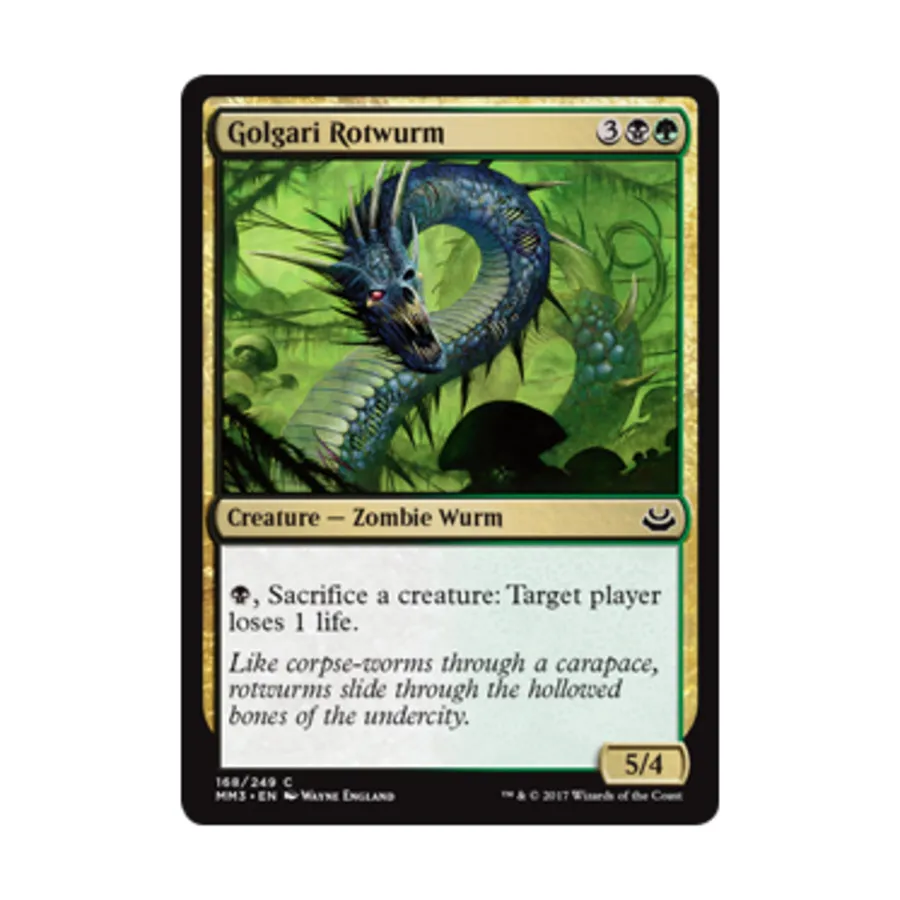CCG Голгари Ротвурм (C) (Фольга), MTG - Modern Masters 2017
CCG Голгари Ротвурм (C) (Фольга), MTG - Modern Masters 2017
