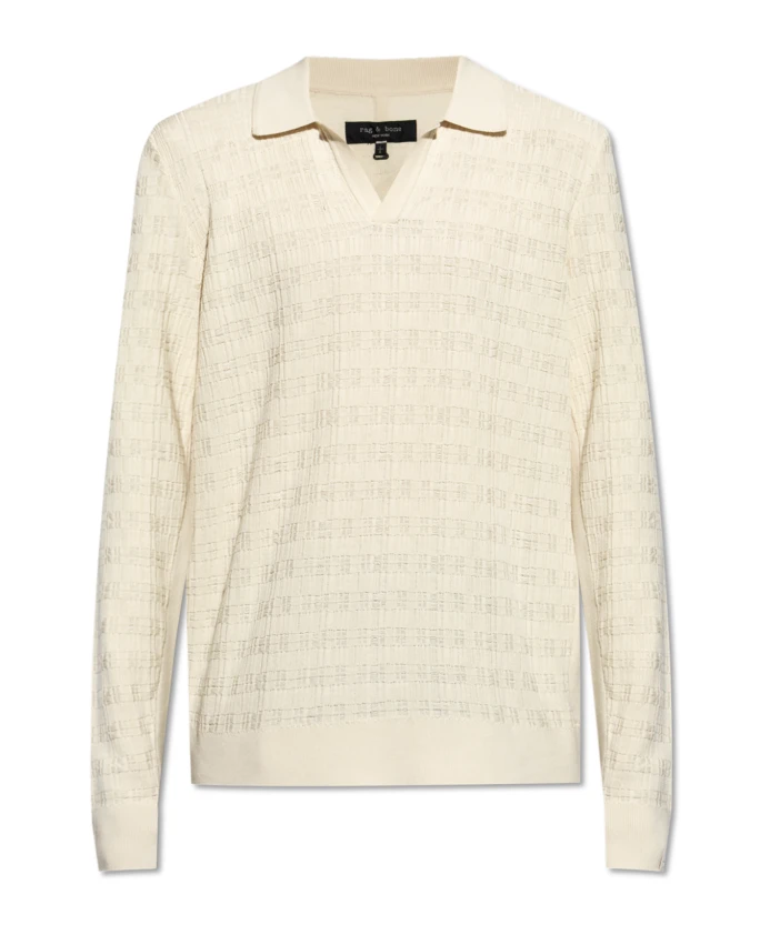 Рубашка-Поло с длинными рукавами Rag & Bone, бежевый
Рубашка-Поло с длинными рукавами Rag & Bone, бежевый