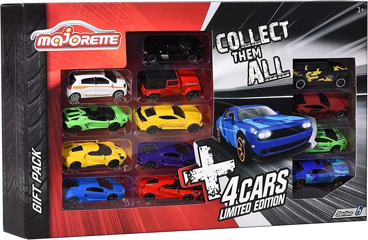 Majorette Limited Edition, набор из 9 штук + 4 автомобиля
Majorette Limited Edition, набор из 9 штук + 4 автомобиля