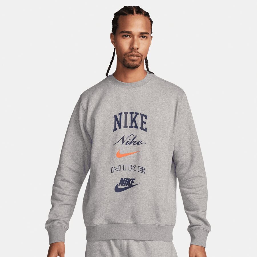 Толстовка Club Basketball Crew Stack GX NIKE, цвет dk grey heather/safety orange
Толстовка Club Basketball Crew Stack GX NIKE, цвет dk grey heather/safety orange