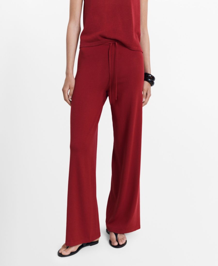 Женские прямые вязаные брюки MANGO, Red
Женские прямые вязаные брюки MANGO, Red