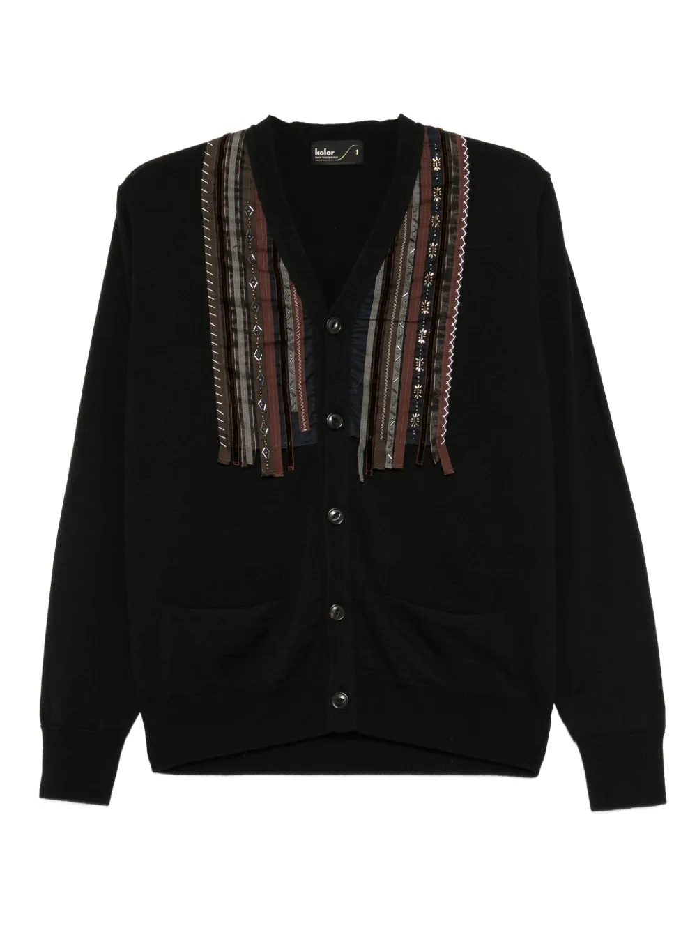 Полосатый кардиган Kolor, черный
Полосатый кардиган Kolor, черный