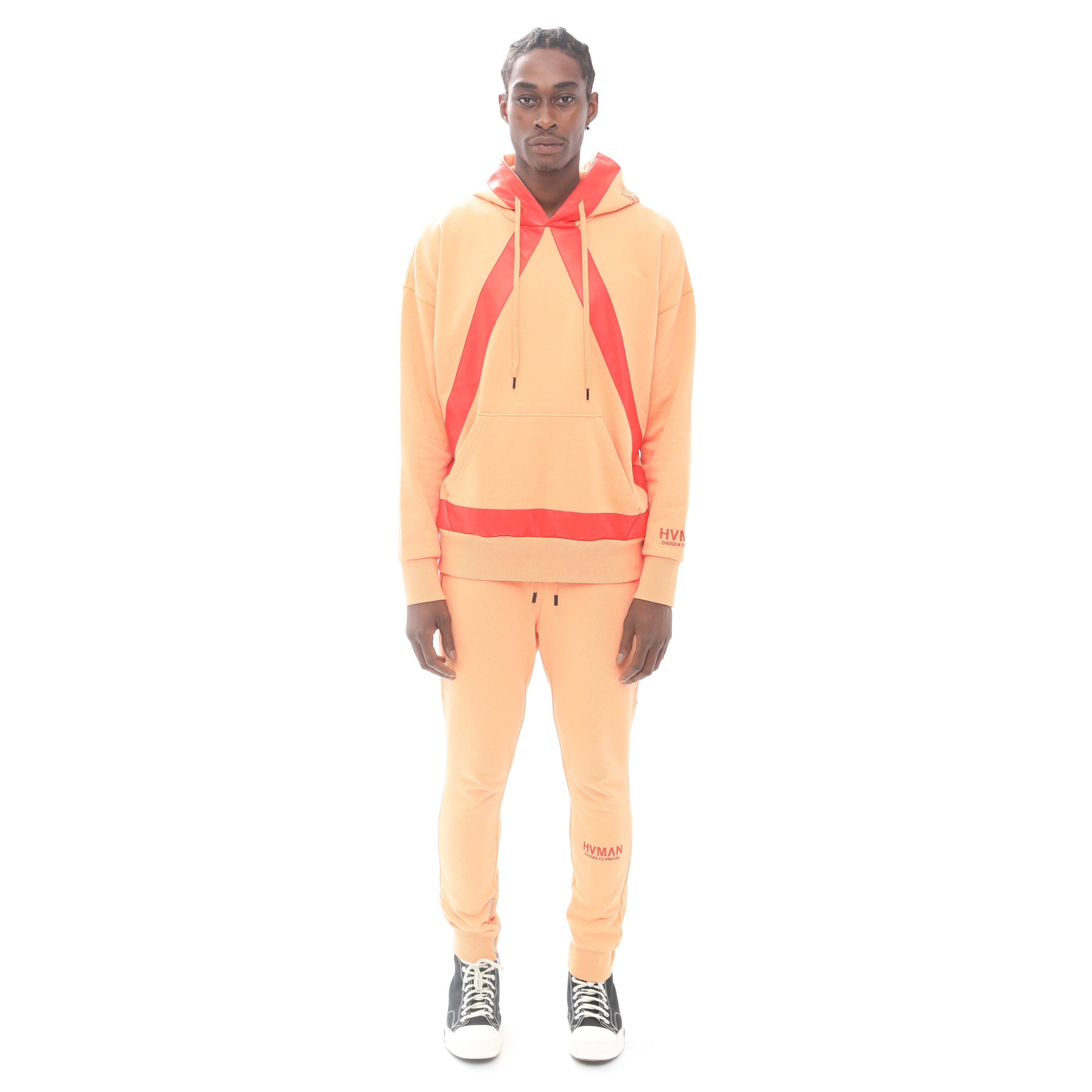 Свитер-свитшот цвета абрикос HVMAN, оранжевый
Свитер-свитшот цвета абрикос HVMAN, оранжевый