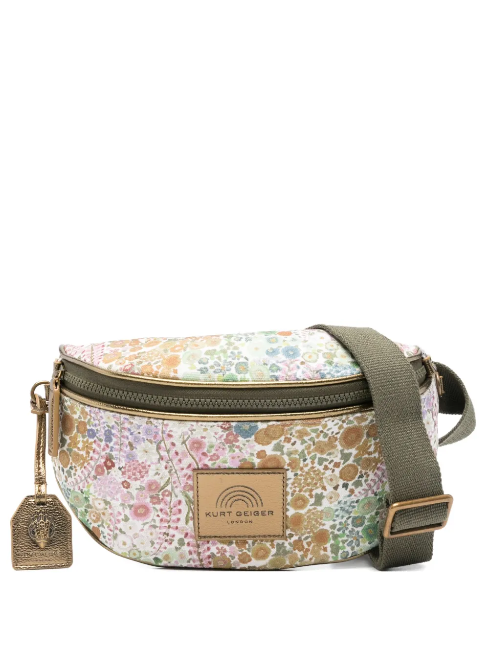 Сумка на пояс с цветочным принтом и молнией Kurt Geiger London, зеленый
Сумка на пояс с цветочным принтом и молнией Kurt Geiger London, зеленый