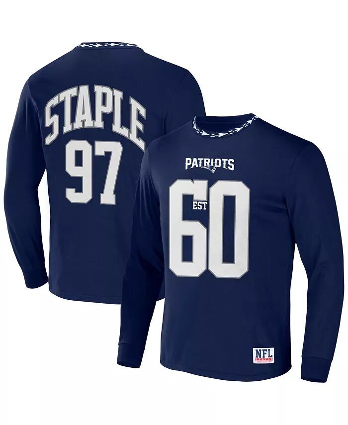 Мужская футболка NFL X Staple Navy New England Patriots Core с длинным рукавом в стиле джерси NFL Properties
Мужская футболка NFL X Staple Navy New England Patriots Core с длинным рукавом в стиле джерси NFL Properties