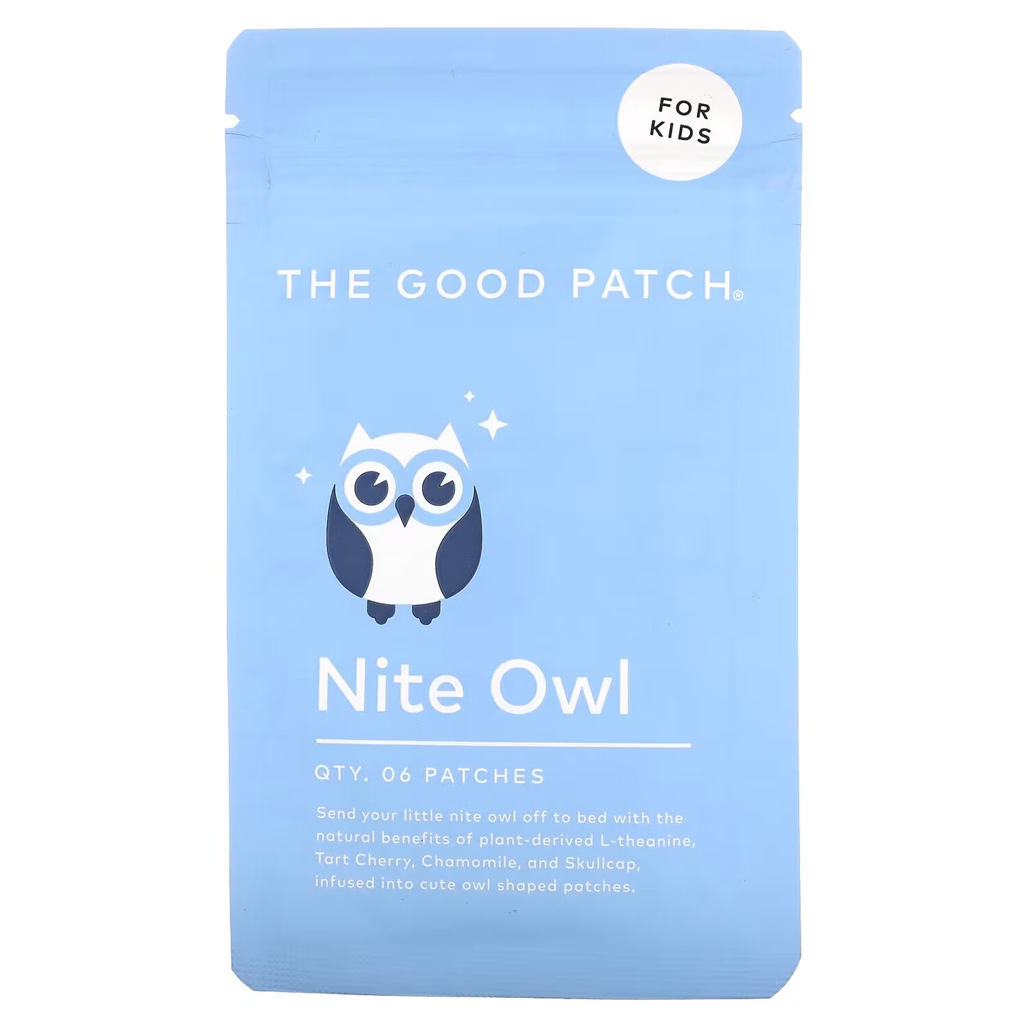 Патчи для улучшения сна The Good Patch Nite Owl для детей, 6 шт
Патчи для улучшения сна The Good Patch Nite Owl для детей, 6 шт