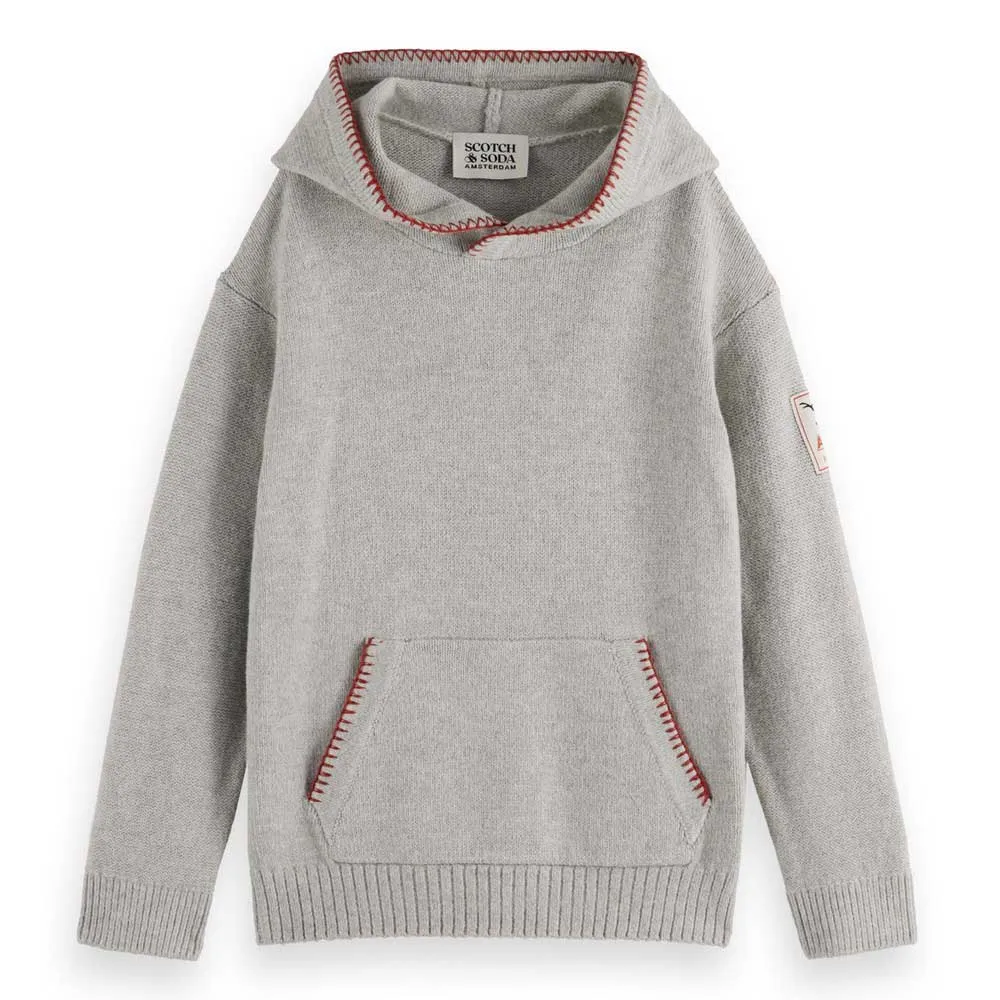 Свитер Scotch & Soda Relaxed Fit Embroidered hoodie, серый
Свитер Scotch & Soda Relaxed Fit Embroidered hoodie, серый