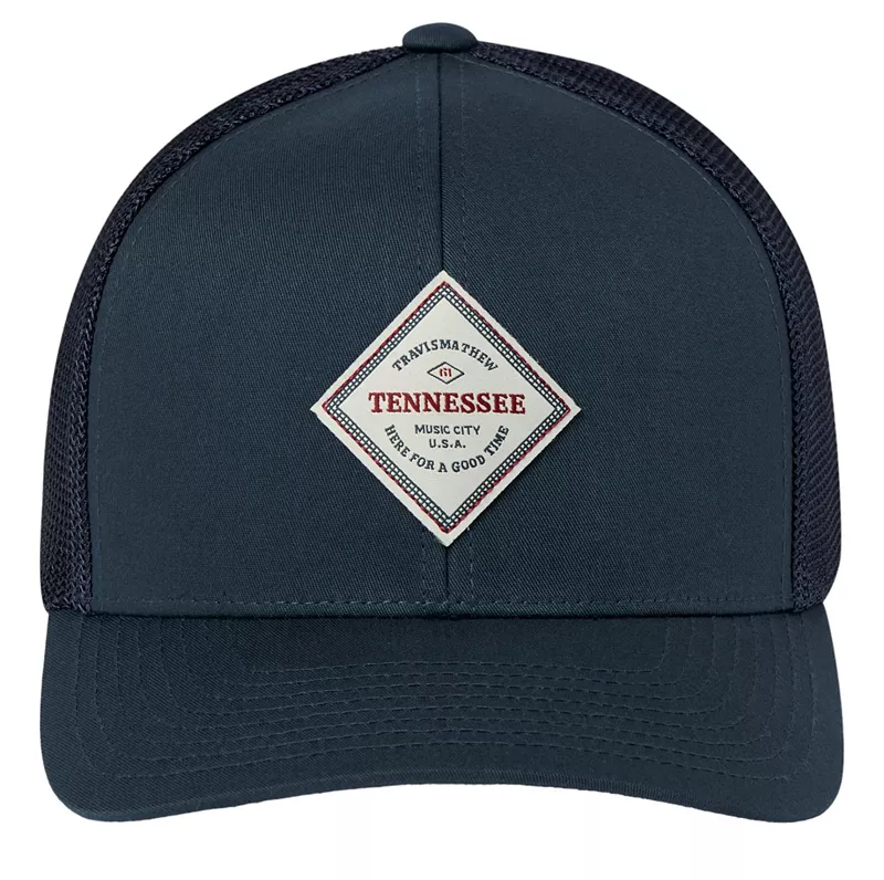 Мужская кепка для гольфа TravisMathew All Up In My Grill 2.0 TN State Fit, темно-синий
Мужская кепка для гольфа TravisMathew All Up In My Grill 2.0 TN State Fit, темно-синий