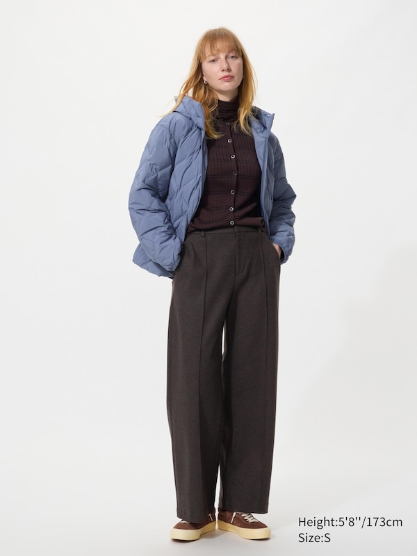 Широкие брюки из начесанного джерси Uniqlo, 38 dark brown
Широкие брюки из начесанного джерси Uniqlo, 38 dark brown