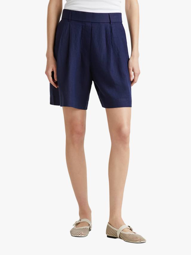 Шорты из чистого льна с эластичной талией Benetton, Night Blue
Шорты из чистого льна с эластичной талией Benetton, Night Blue