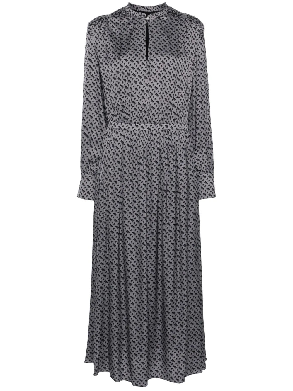 Платье миди с монограммой BOSS, серый
Платье миди с монограммой BOSS, серый