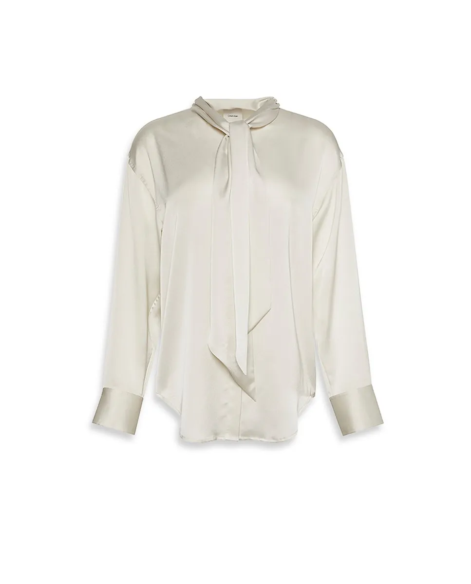 Женская атласная рубашка Calvin Klein, белый
Женская атласная рубашка Calvin Klein, белый