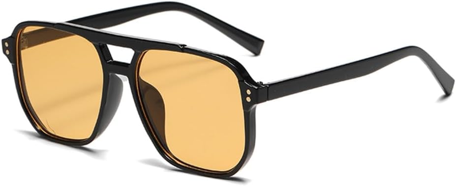 Классические ретро-солнцезащитные очки большого размера для женщин, винтажные, с двойной перемычкой, крупные овальные, унисекс, с желтыми линзами generic, Black Light Brown
Классические ретро-солнцезащитные очки большого размера для женщин, винтажные, с двойной перемычкой, крупные овальные, унисекс, с желтыми линзами generic, Black Light Brown