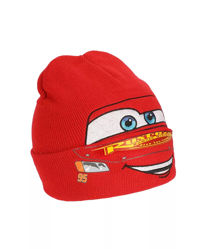 Мужская шапка-бини с манжетой Молния Маккуин Cars, красный
Мужская шапка-бини с манжетой Молния Маккуин Cars, красный